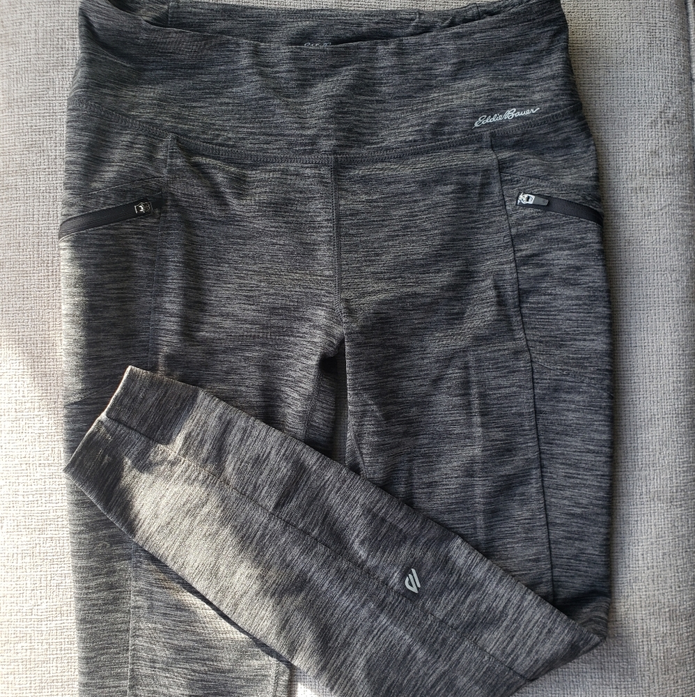 Eddie Bauer Grey Athletic Leggings size M